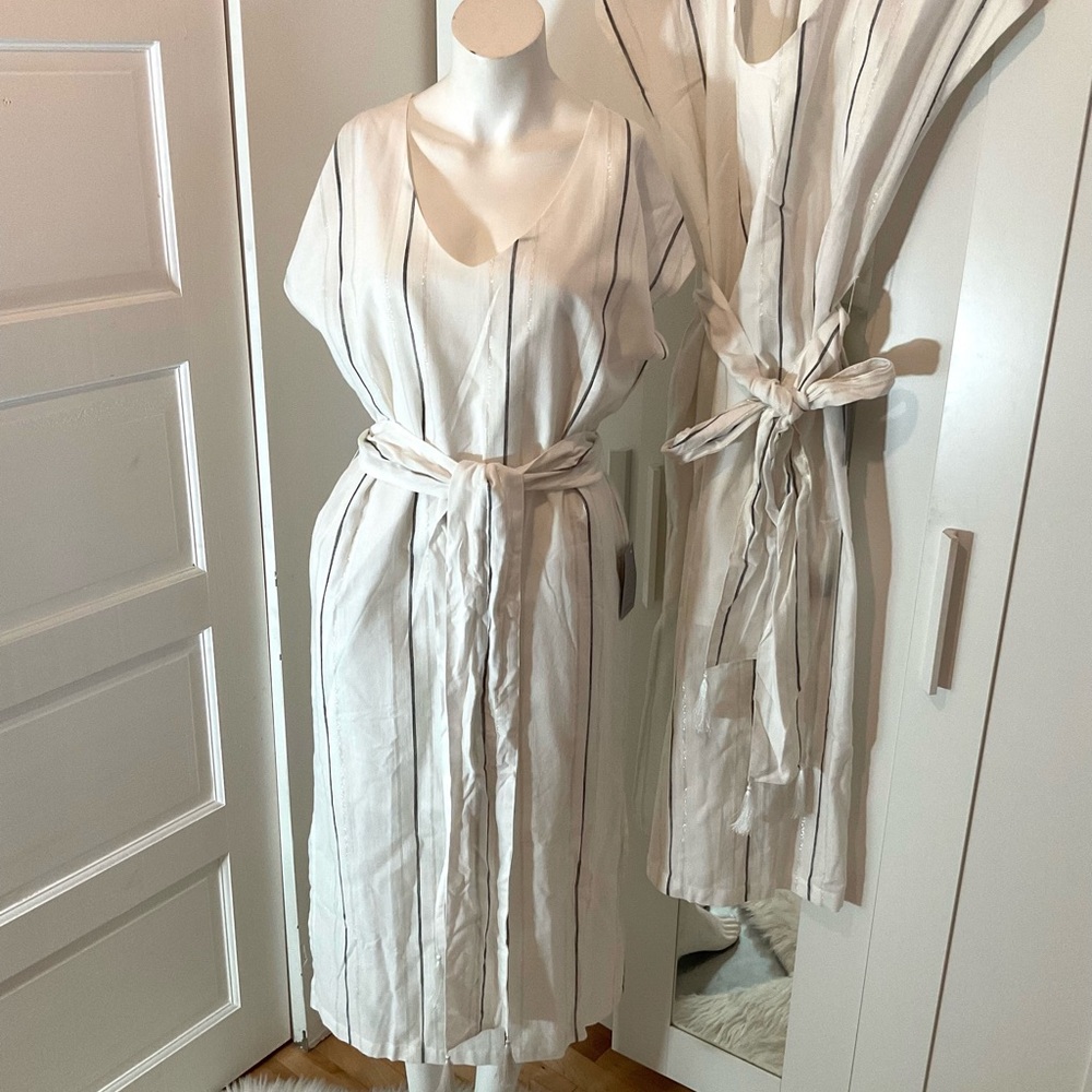 🛑🛑🛑☀️ COTTON TIE DRESS - Picture 2 of 10